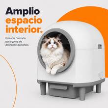 Self-Cleaning Automatic Cat Litter Box With App Monitoring, Open Design, 8L Capacity, Low Noise 45dB, And Washable Parts - Grey - View 12