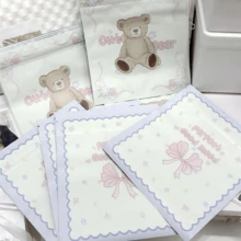8/10pcs Holiday Gift Packaging Bags, Self-Sealing Decorative Gift Bags, High-End Bow & Bear Design Gift Bags, Suitable For Women's Small Gift Packaging, Holiday Party Birthday Gift Bags, And Daily Storage Bags And Plastic Self-Sealing Bags - Multicolor - View 13