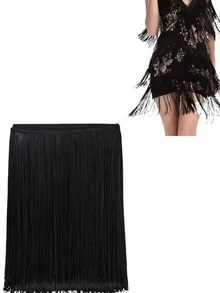 2 Yards Sewing Fringe Trim Tassel Sewing Trim Lace Polyester Fibre Tassel For Clothes Accessories Latin Wedding Dress And DIY Lamp Shade Decoration - Multicolor - View 14