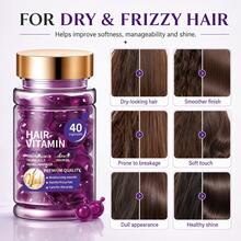 40 Kapsul Essence Perawatan Rambut, Diformulasikan dengan Vitamin A, C, E, B5, Minyak Argan Maroko, Minyak Alpukat, Formula Tanpa Bilas, Unisex, Cocok untuk Semua Jenis Rambut - Pakaian formal - View 3