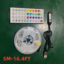 LED Strip Lights For Bedroom, USB 5V RGB LED Strip With Infrared Remote And APP Control, Self-Adhesive LED Strip, Supports Music Sync And Timer Mode, Suitable For Bedroom, Gaming Room - APP Control With IR44Key - View 9