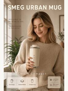 Fashionable Stainless Steel 240ml Cup, Leak-Proof Double-Layer Cup Wall, Suitable For Hot And Cold Drinks, Soft Drinks, Fruit Tea, Juice, Coffee, Etc., Is A Good Coffee Gift - Below 0.5L - View 8