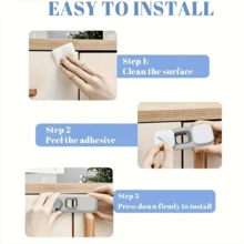 Baby Cabinet Locks & Straps - The Rice/green Color Will Be Sent at Random. - View 3