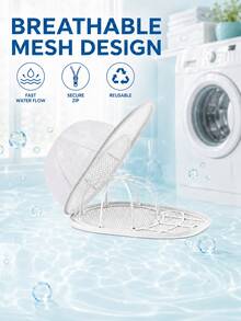 Reusable Hat Washing Cage With Anti-Deformation Hat Rack And Mesh Storage Bag - Durable Plastic Material, Suitable For All Adult Baseball Caps, Standalone Washing Machine Hat Cleaning Rack, Space-Saving Hat - Multicolor - View 12