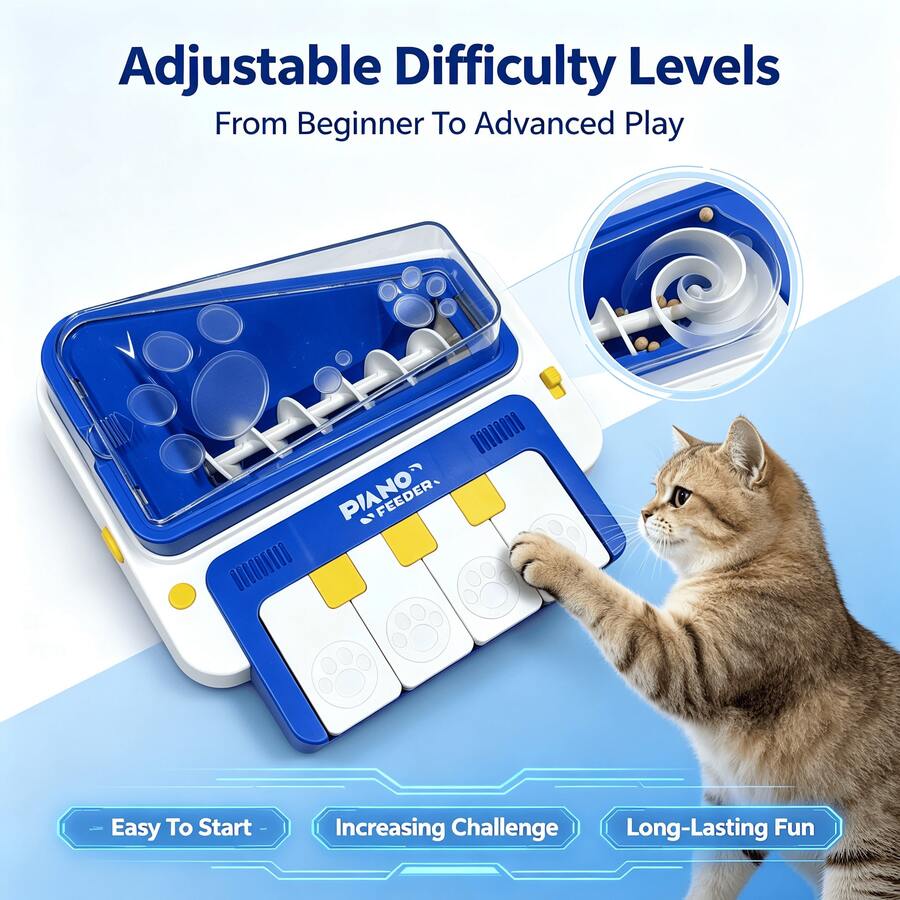 2026 New Musical Button Reward Pet Piano Feeder Toy, Battery-Free Interactive Game For Dogs And Cats, Stimulate Pet Mind To Ease Daily Boredom