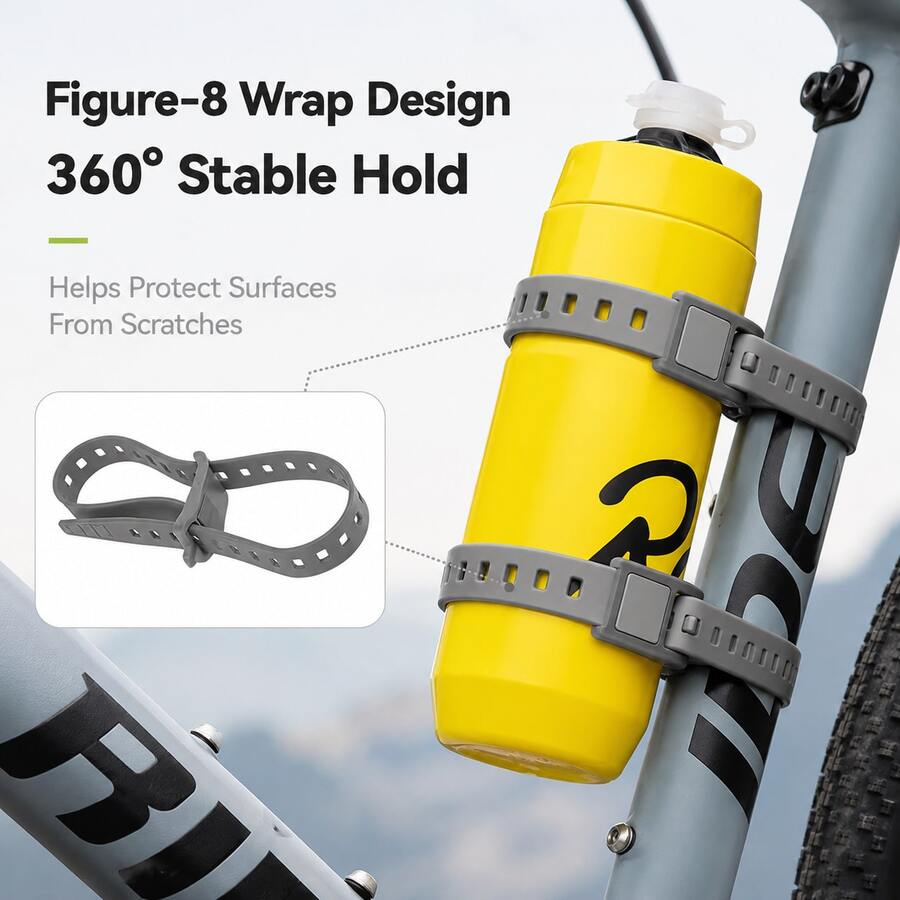 High Load Capacity Bicycle Cargo Straps, TPU Multi-Function Fixing Straps, Suitable For Frame And Handlebars, Reusable Water Bottle Holder Equipment Straps, Adult Cycling Outdoor Accessories