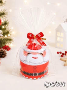 1pc Christmas Towel Gift - Unique Party Favor, Thoughtful Holiday Present, Cute Soft Towel - Essential Item For Unforgettable Christmas Party Celebration - Multicolor - View 12
