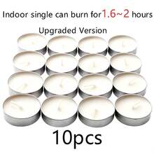 30pcs Small Smokeless Tea Light Candles, Upgraded Candle Set Romantic Mini Candle Holders, Lacquer Stove Heating Candles, Smokeless Odorless, Birthday Party Outdoor Wedding Indoor Dinner Atmosphere Candles, Suitable For Christmas Halloween Party Decoration, Daily Home Use - Multiple Styles - View 15