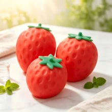 Tachimi 1pc Strawberry, Popular Fidget Toys For Group Pastime Activities, Handy Carry‑Along Play Piece Delivering Crispy Playing Feeling For Everyday Use Shipped Randomly - Multicolor - View 1