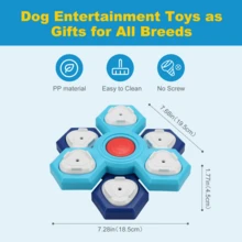 1pc Dog Puzzle Toy, Multi-Layer Rotating Slow Feeder Dispenser, IQ Training Foraging Game Interactive Enrichment Toy, Suitable For Small, Medium And Large Dogs - Multicolor - View 4