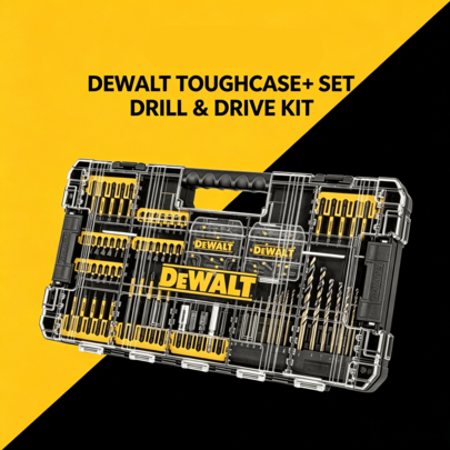 DEWALT DWANGFT100SET ชุดดอกสว่านและดอกไขควง HSS 100 ชิ้น ชุดคอมโบสว่าน-ไขควงมืออาชีพ อุปกรณ์เสริมเครื่องมือไฟฟ้าสำหรับงาน DIY ปรับปรุงบ้าน ใช้ได้กับสว่านกระแทกและสว่าน
