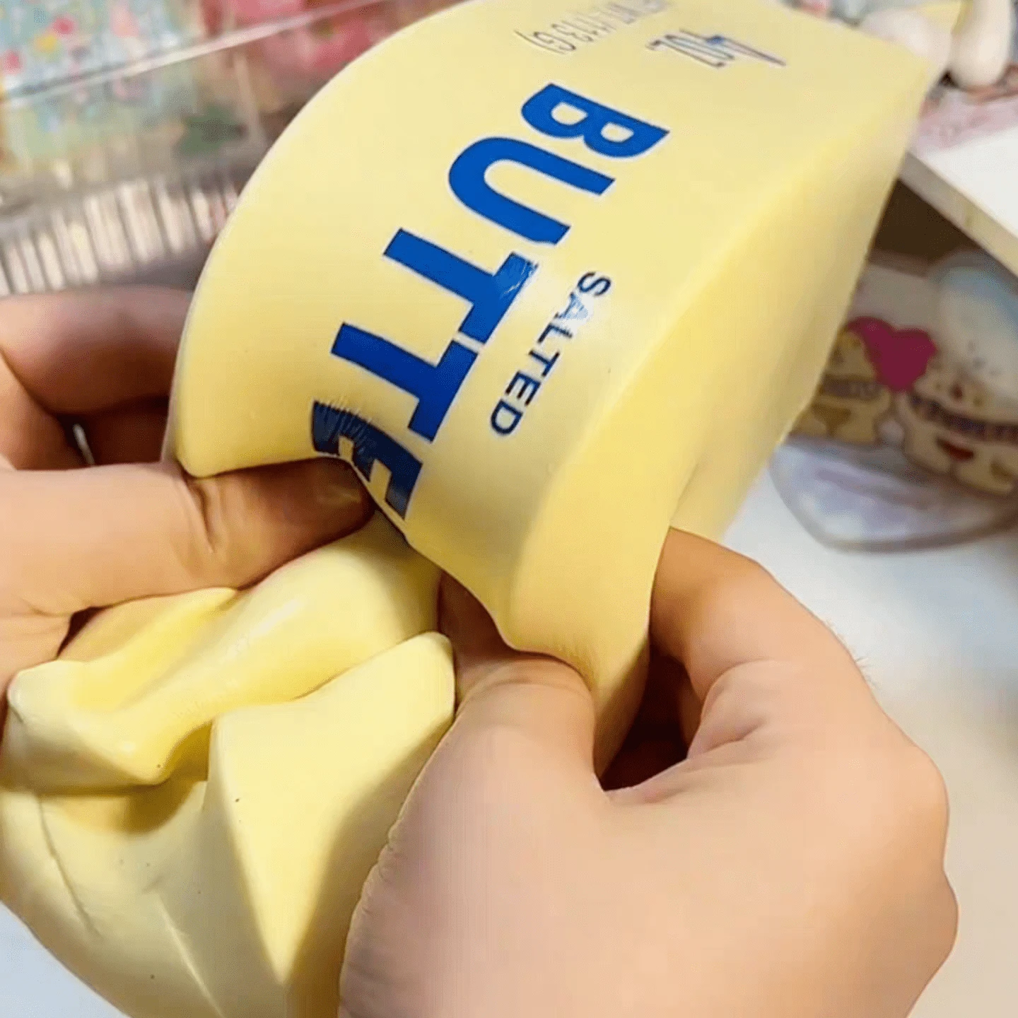 [Ultra-Soft Butter Stick Squeeze Music] Slow Rebound Decompression Artifact Office Stress Relief Toy Skin-Friendly Feel Healing Catharsis Prop Universal Decoration - Multicolor - View 1