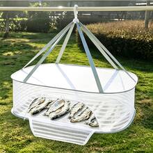 Multifunctional Foldable Drying Net For Laundry Clothes Delicates Socks Underwear Shoes Toys, Enclosed Mesh Design, Space Saving Hanging Dryer For Balcony Bathroom Dorm Travel, Quick Dry, Portable Storage Solution With Sturdy Netting - View 9