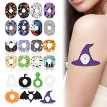 8/2PCS Halloween Patches, CGM Patches, Sensor Cover With Sticker, Waterproof, Sweat Proof, Flexible, Breathable, Pre Cut, Durable Adhesive Patches, Compatible With G7, G6, Over Patches - View 1