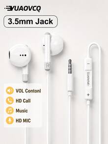 YUAOVCQ Wired In-Ear Sleep Earbuds, Dual Noise-Proof, Dual Physical Isolation, 3.5mm Or Type-C Interface, Suitable For Sports And Sleep Wear, Compatible With Smartphones, High-Definition Microphone, Suitable For Calls, Computers And Game Consoles - View 14