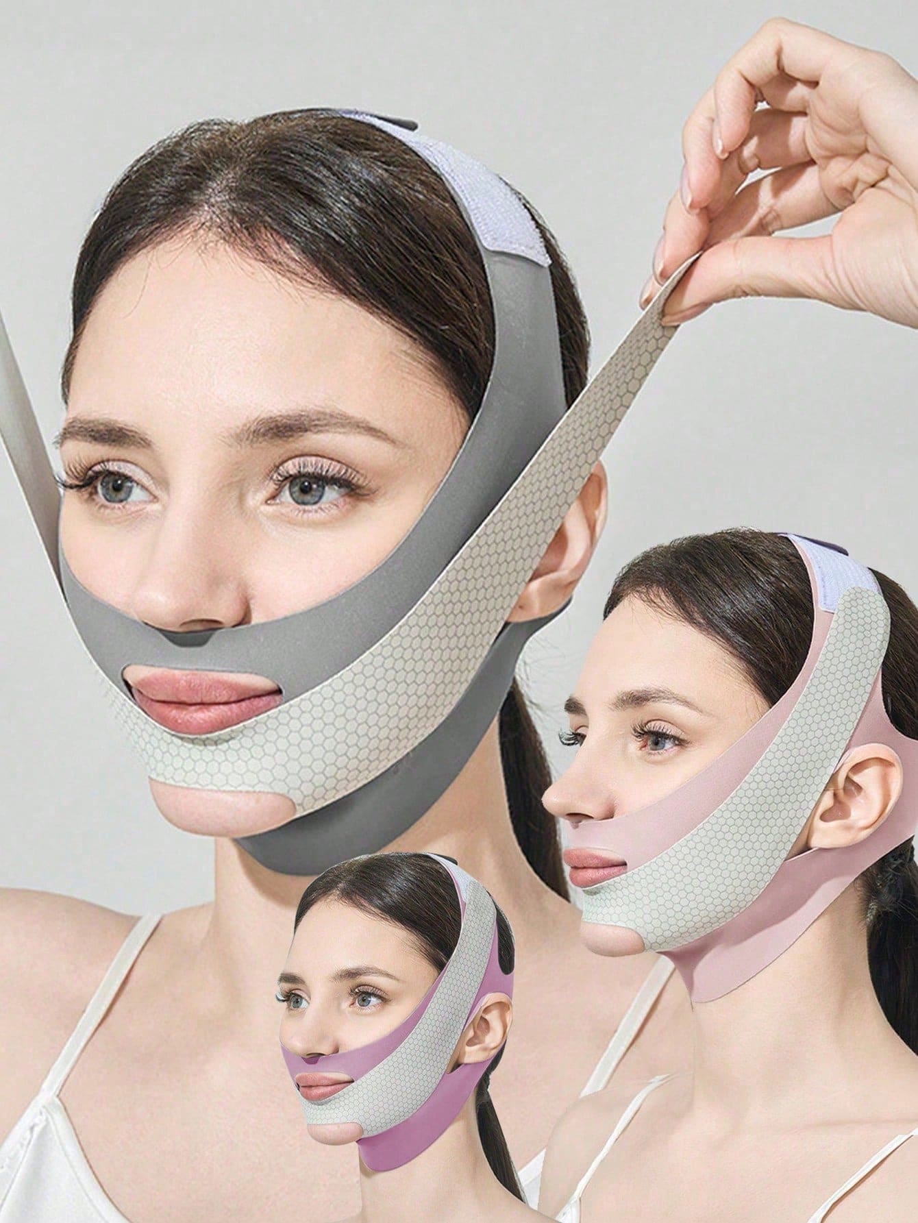 1pc Women's Facial Mask Sleep Mask Face Cover Suitable For Daily Wear - Multicolor - View 1