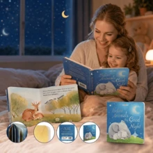 beartale "Animals Say Goodnight" Children's Bedtime Story Picture Book, Toddler Sleep Time Storybook, Early Learning, Birthday Gift For Boys And Girls - Multicolor - View 6