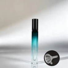 Reusable Gradient Square Glass Perfume Spray Bottle, Portable Mini, Reusable Cosmetics Essential Oil Dispenser For Men And Women, Elegant Gradient Color Empty Perfume Storage Bottle For Outdoor Commuting And Dating Gifts - Multicolor - View 14