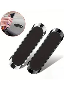Magnetic Car Phone Holder, Minimalist Premium Universal Magnetic Dashboard Mount, Compatible With Apple Phones, Suitable For Car, Home, Kitchen, Bedroom And Office/Living Room - Rectangular Stand - View 8