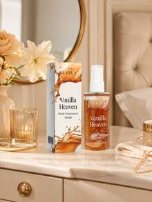 Vanilla Paradise Gourmet Body Mist, Top Notes Creamy Lychee, Middle Notes Vanilla Caramel, Base Notes Sandalwood Amber Musk, Long-Lasting Daily Fragrance 100ml - Multi Scents - View 6