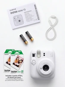 FujiFilm Instant Film Camera Mini13 Upgraded Version | Dual Timer, Auto Exposure, Macro Close-Up, Portable Film Camera For Students And Travel, Perfect Gift - View 12