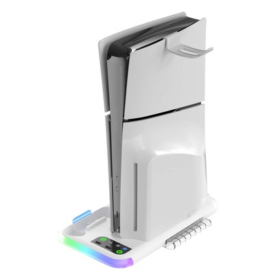 HBP-607 Support vertical multifonction, chargeur de console de jeu, ventilateur de refroidissement, station de charge de manette PS, dock de charge double, base de charge rapide