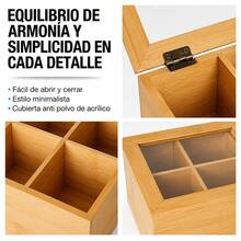 Vmingo Caja Organizador 8 Division Bolsas Te Cocina Clasificacion - Beis - Ver 5