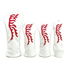 Tiger Golf Club Headcover: This Golf Club Protector Provides Optimal Protection For Your Golf Clubs Golf Accessories - White - View 2