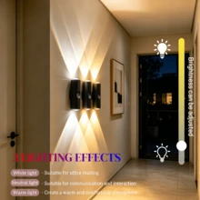 New Magnetic Wall Light, USB Rechargeable Night Light, Smart Sensor Wall Light, Three Color Temperature Peephole Style Ambient Light, Suitable For Stairs, Living Room, Bedroom, Hallway, Balcony, Etc., Perfect Holiday Gift - 1-pack Wall Light Black - View 6