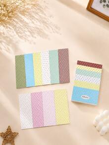 100 Sheets Dot Grid Double-Sided Paper, Scrapbook Tear-Off Paper, Student Message Notebook, Notebook Refill Pages, Loose-Leaf Inserts, Stationery Decorative Paper, Scrapbook Decorative Paper - A - View 4