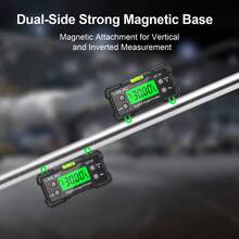 L.A.OL.A.U Pengukur Sudut Digital LAOLAU SZ-09, Garis Laser Dua Sisi, Level Kemiringan Magnetik, LCD dengan Lampu Latar, Alarm Sudut, Pengukuran Relatif, Penggaris Sudut Isi Ulang Tipe-C, Cocok untuk Pengerjaan Kayu, Konstruksi, Pengerjaan Logam - A - View 7