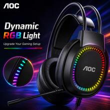 AOC 1pc Lenovo Professional Bluetooth Headphones 40mm Large Dynamic Driver HiFi Stereo Bluetooth 5.4 Wide Compatibility Breathable Soft Ear Cushions Comfortable Long-Term Wear Black - View 3