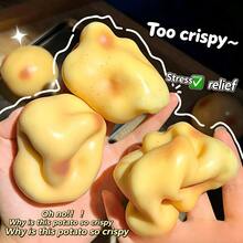 1pc-Building Block Potato Ball Squeeze Toy-Squeaky Building Block Ball With Crisp Sound, ASMR Sound Control Toy, Suitable For Teens And Adults To Relieve Stress-Birthday Gift-Holiday Gift-Party Gift, Christmas Gift First Choice Squeeze Toy, Halloween Gift - Multicolor - View 5