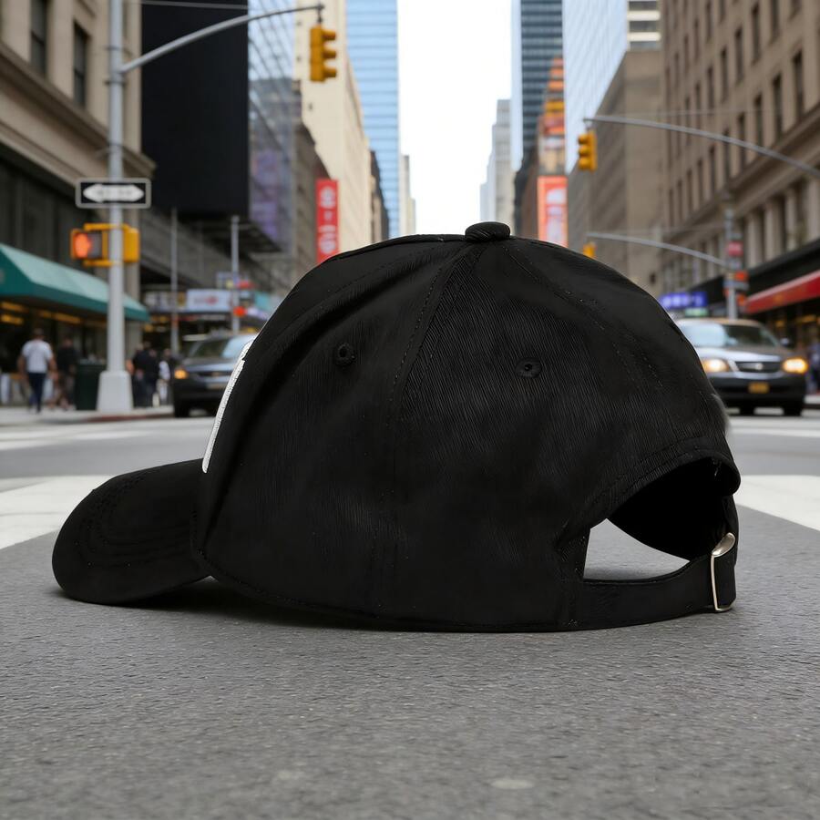 High-Quality Adjustable Baseball Cap, Classic Solid Color Dad Hat, With Breathable Air Holes, Soft Cotton Fabric, Comfortable To Wear - A - View 1