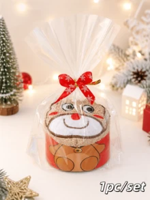 1pc Christmas Towel Gift - Unique Party Favor, Thoughtful Holiday Present, Cute Soft Towel - Essential Item For Unforgettable Christmas Party Celebration - Multicolor - View 11