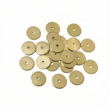 50Pcs Stainless Steel 4/5/6/8/10mm Flat Round Loose Spacer Beads For DIY Jewelry Necklace Bracelets Making Accessories - Spacer - View 8