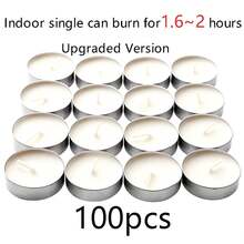 30pcs Small Smokeless Tea Light Candles, Upgraded Candle Set Romantic Mini Candle Holders, Lacquer Stove Heating Candles, Smokeless Odorless, Birthday Party Outdoor Wedding Indoor Dinner Atmosphere Candles, Suitable For Christmas Halloween Party Decoration, Daily Home Use - Multiple Styles - View 14