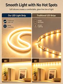 1PC USB Powered LED Flexible Neon Light Strip | Creative DIY Ambient Decorative Light, Soft Warm Glow, Easy Installation, Suitable For Living Room / Dining Room / Bedroom / Balcony / Study - Multicolor - View 4