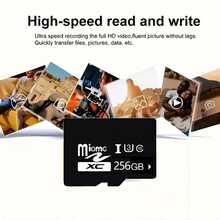 بطاقة ذاكرة TF - 256GB/128GB/64GB/32GB/توافق عالي، بطاقة تخزين بسعة كبيرة، قراءة/كتابة مستقرة، متينة، قابلة للتطبيق على نطاق واسع على أجهزة رقمية مختلفة، تخزين الصور والفيديوهات والملفات المهمة بسهولة، تلبي احتياجات التصوير اليومي ونسخ البيانات احتياطيًا والتسجيل والاستخدامات الأخرى! - أسود - مشاهدة 3