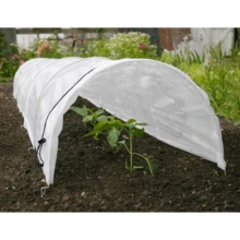 1Pack 10ft Mini Garden Greenhouse Tunnel Net Cover 2 In 1 Portable Frost Cloth Hoop Greenhouse Tunnel Quick-Release Technology Sun Heat Protection For Outdoor Garden - Garden Greenhouse Tunnel - View 9
