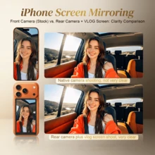 Layar Vlog Bertenaga Baterai Isi Ulang untuk Smartphone [Catu Daya Ganda 36V (Baterai/USB), Kompatibel dengan Smartphone iOS dan Android] [Rilis di Lokasi, Produksi Konten, Selfie, Tipe Speaker (3,97 Inci)] - MultiWarna - View 8