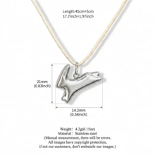 1/2/3/4pcs New Fresh Flower & Rabbit Necklace, Elegant Style, Oil Drip Craft, 18K Gold PVD Plated 316 Stainless Steel Material, Stainless Steel Jewelry. Suitable For Wife And Mother To Wear, Easy To Match With Girls' Daily Outfits, Beach Vacation Parties, Music Festivals, Travel And Sightseeing Occasions, Charming Women's Jewelry, Women's Bracelets And Necklaces, Small Accessories. - Multicolor - View 13