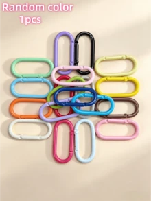 20/40pcs Colorful Zinc Alloy Carabiner Key Rings Spring Clips, Suitable For Keys, Bags, Water Bottles And Backpacks - Multi-color - View 13