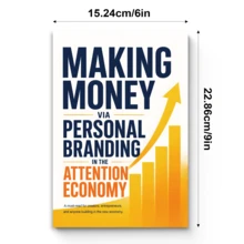Cahiers de Branding Personnel, Gestion du Temps & État d'Esprit Financier, Économie de l'Attention, Croissance des Revenus, Pensée Financière, Productivité, Création de Richesse & Collection de Développement Personnel - Collection Richesse, Temps et Développement Personnel - Voir 3