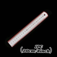 15/20/30cm Stainless Steel Metal Straight Ruler Precision Double Sided Precision Measuring Tool Scale Metric Ruler Accessories - Multiple Styles - View 7