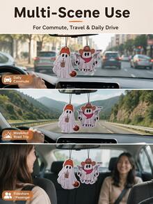 Halloween Ghost Pendant Car Air Freshener - Multicolor - View 5