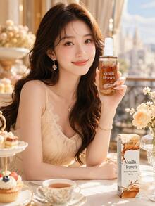 Vanilla Paradise Gourmet Body Mist, Top Notes Creamy Lychee, Middle Notes Vanilla Caramel, Base Notes Sandalwood Amber Musk, Long-Lasting Daily Fragrance 100ml - Multi Scents - View 2