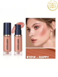beauty glazed Velvet Texture Lightweight Natural Waterproof Long-Lasting Liquid Blush, Suitable For Cheeks, Eyes And Lips. - #101 - View 1