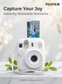 FujiFilm Instant Film Camera Mini13 Upgraded Version | Dual Timer, Auto Exposure, Macro Close-Up, Portable Film Camera For Students And Travel, Perfect Gift - View 5