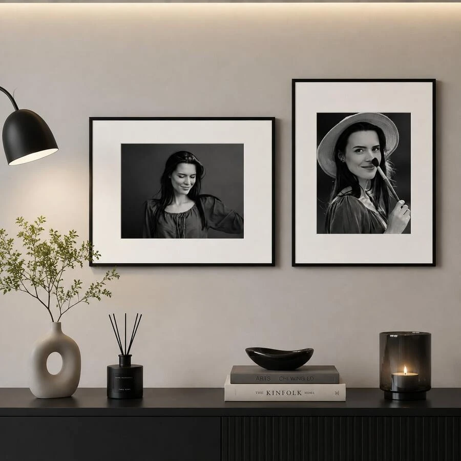 Mosearon 1 buah/2 buah/3 buah/4 buah Bingkai Foto Paduan Aluminium, Bingkai Persegi Panjang Hitam Klasik 30x40cm, Bingkai Foto A4, Bingkai Poster, Tanpa Matras, Cocok Sebagai Hadiah Liburan Untuk Teman Dan Keluarga, Dapat Digantung Secara Horizontal Atau Vertikal